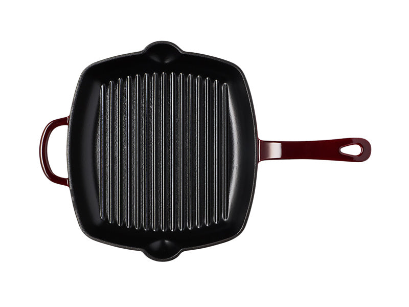 Maxwell & Williams Cast Iron Grill Marled 26cm - top down view