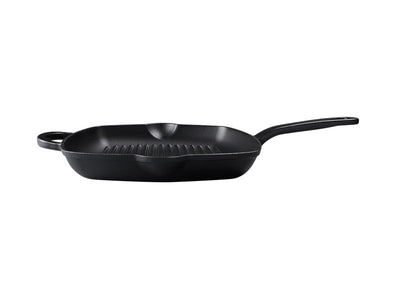 Maxwell & Williams Cast Iron Grill Pan 26cm Black - front view