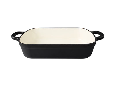 Maxwell & Williams Cast Iron Roaster 28x21cm Black - cast iron roasting dish