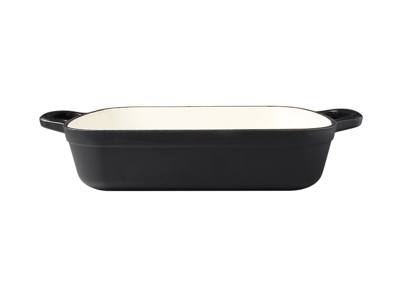 Maxwell & Williams Cast Iron Roaster 28x21cm Black - front view