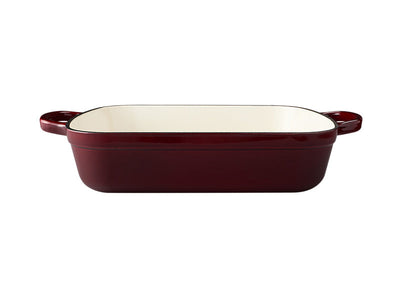 Maxwell & Williams Cast Iron Roaster Marled 34x26cm - front view