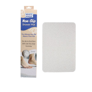 Non-Slip Shower Mat, Cream – White Magic