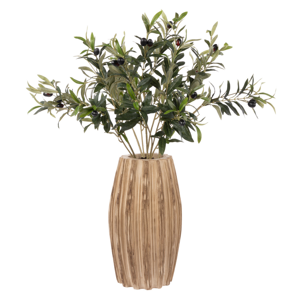 Rogue artificial olive tree 85cm Dansk pot green - faux plant