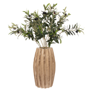 Rogue artificial olive tree 85cm Dansk pot green - faux plant