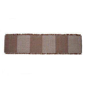Albi Amalfi Cai Table Runner 35x140cm Rust - textured table linen