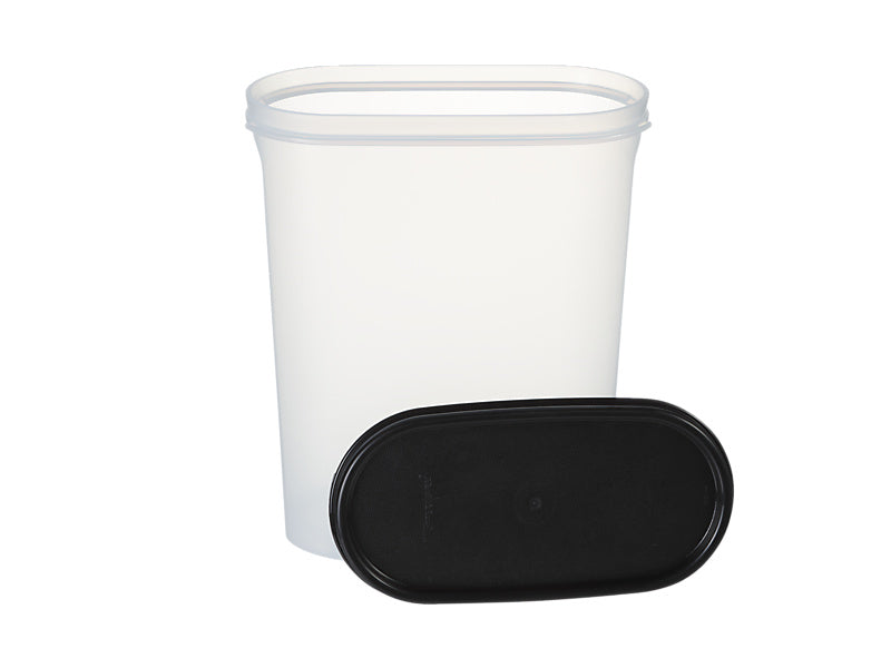 Tupperware Oval Dry Food Container 2.3L - airtight modular storage (view 3)