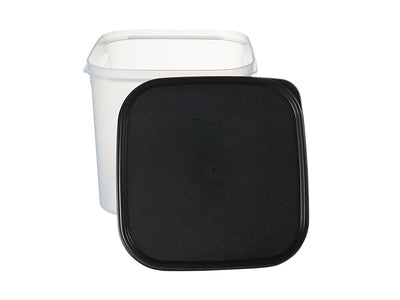 Tupperware Square Dry Food Container 4L - airtight modular storage (view 3)