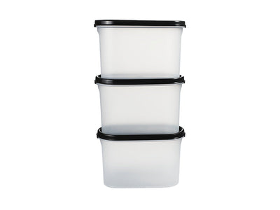 Tupperware Modular Oval Dry Food Container Set 3pc – Gift Box