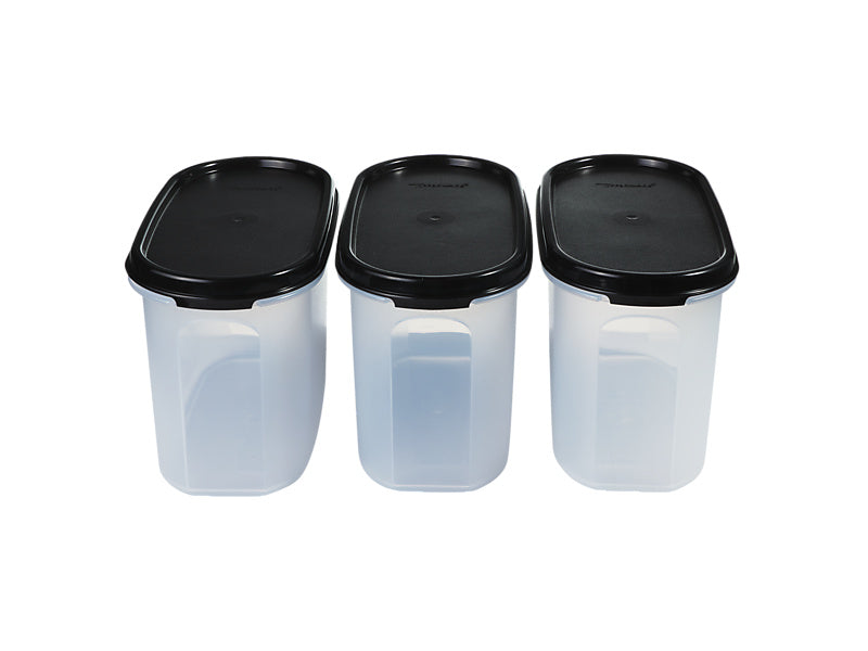 Tupperware Modular Oval Dry Food Container Set 3pc – Gift Box