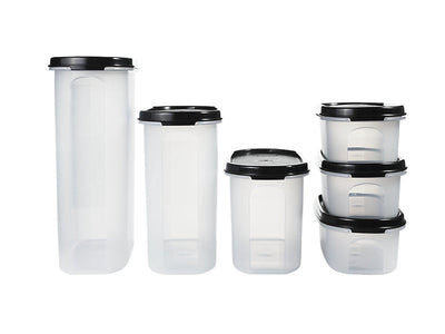 Tupperware Modular Oval Dry Food Container Set 6pc – Gift Box