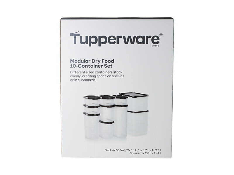Tupperware Modular Dry Food Container Set 10pc – Pantry Gift Box