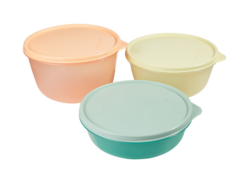 Tupperware Modular Bowl Set 3pc – Sealed Storage Bowls Gift Box