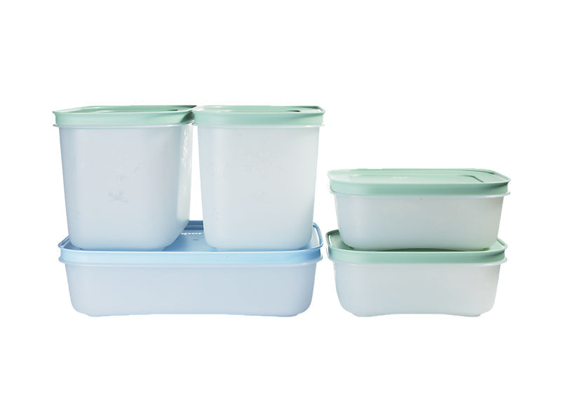 Tupperware Freezable Container Set 5pc – Freezer to Fridge Storage