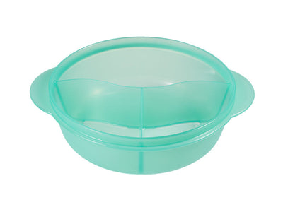 Tupperware Microwave Divided Dish 825ml Green - vented meal prep (view 2)
