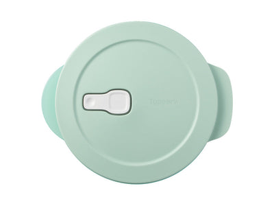 Tupperware Microwave Divided Dish 825ml Green - vented meal prep (view 4)