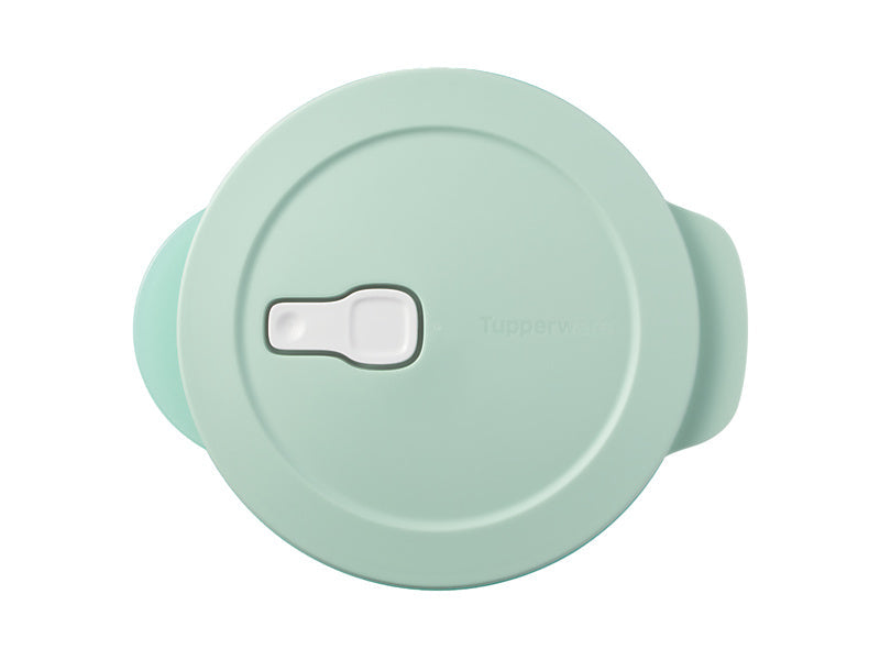 Tupperware Microwave Divided Dish 825ml Green - vented meal prep (view 4)