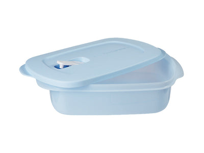 Tupperware Microwave Food Container 1L Blue - vented rectangular (view 3)