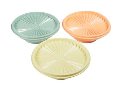 Tupperware Heritage Salad Bowl Set 3pc 400ml – Sealed Bowls