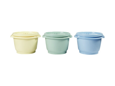 Tupperware Heritage Small Bowl Set 3pc 600ml – Sealed Bowls