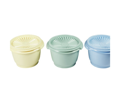 Tupperware Heritage Small Bowl Set 3pc 600ml – Sealed Bowls