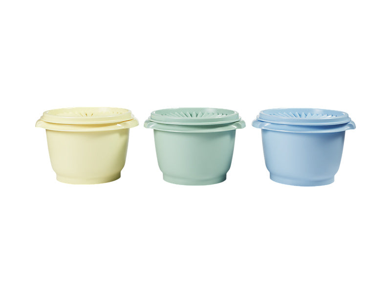 Tupperware Heritage Small Bowl Set 3pc 600ml – Sealed Bowls