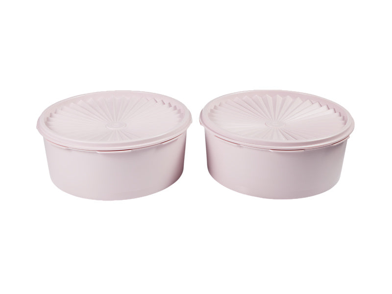 Tupperware Heritage Canister Set 2pc 1.8L – Pink Pantry Storage
