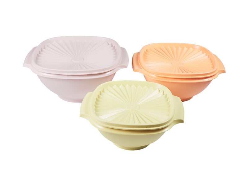 Tupperware Heritage Bowl Set 3pc – Sealed Storage Bowls