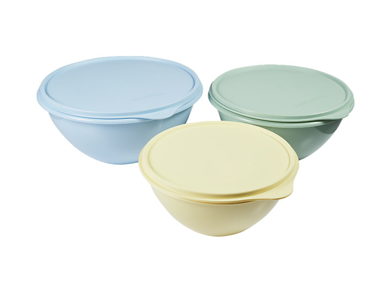 Tupperware Original Bowl Set 3pc – Sealed Mixing Bowls