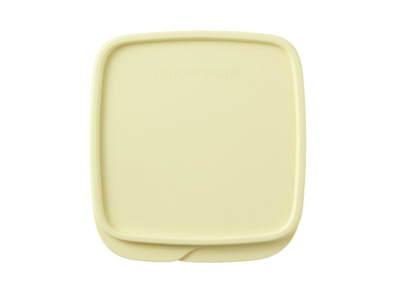 Tupperware Square Lunch Box 550ml Yellow - divided snack container (view 5)