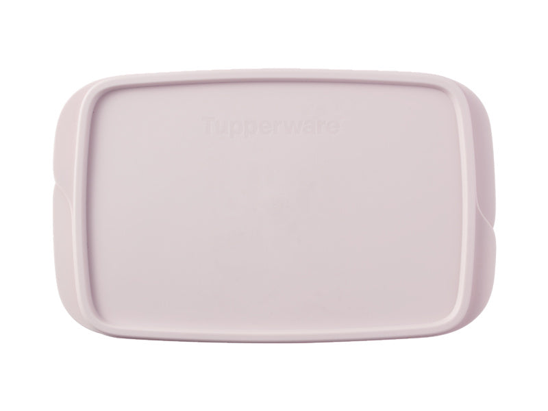 Tupperware Rectangular Lunch Box 1L Pink - 3-compartment leak-resistant (view 5)