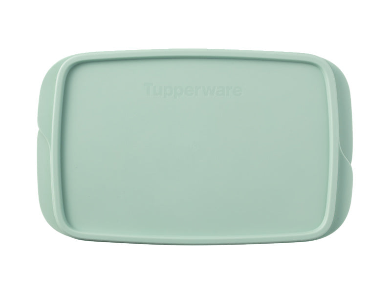 Tupperware Rectangular Lunch Box 1L Green - 3-compartment leak-resistant (view 5)