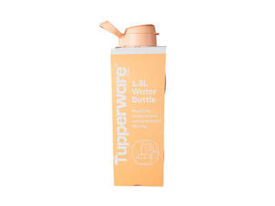 Tupperware Eco Water Bottle 1.5L Orange - reusable wide-mouth bottle (view 4)