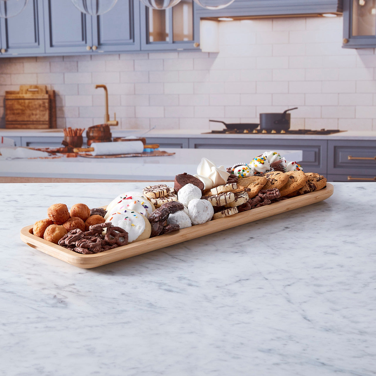 Farberware Build-A-Board Bamboo Charcuterie Platter - view 4
