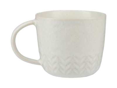 Maxwell & Williams Nordic Mug Chevron Waves - 45 degree angle view