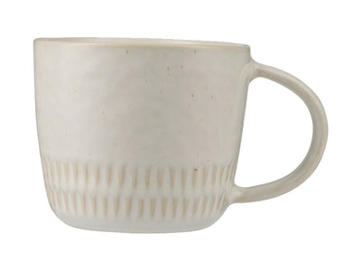 Maxwell & Williams The Mug Club Nordic Mug Stroke White 400ml - reactive glaze coffee mug