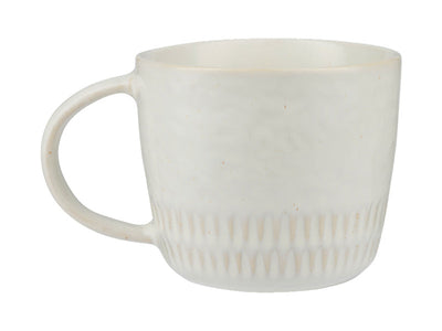 Maxwell & Williams The Mug Club Nordic Mug Stroke White 400ml - angle view