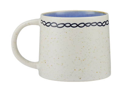 Maxwell & Williams The Mug Club Indigo Blue Mug Link 330ml - angle view