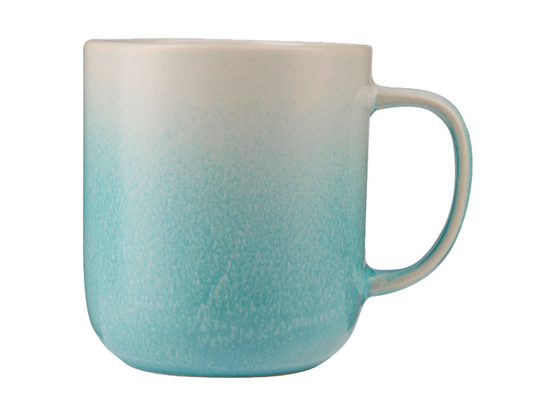 Maxwell & Williams Mug Club Ombre Mug 400ML Aqua - reactive glaze coffee mug