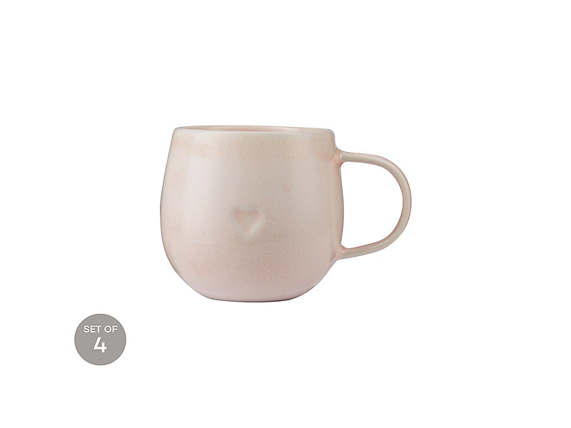 Maxwell & Williams Amore Snug Mug 460ml Pink - detail shot