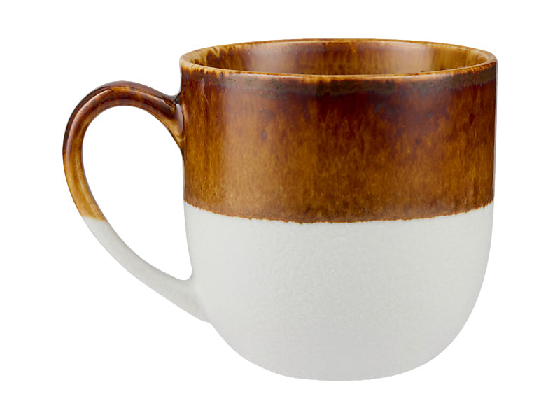 Maxwell & Williams Mug Club Horizon Mug Brown 410ml - angled view