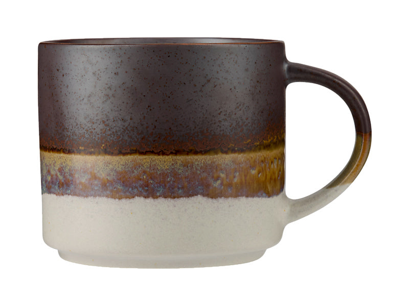 Maxwell & Williams The Mug Club Earthy Mug Steel 370ml - stoneware coffee mug