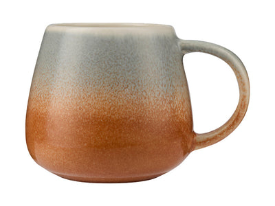 Maxwell & Williams Aurora Snug Mug Blue Caramel 410ML - reactive glaze stoneware mug
