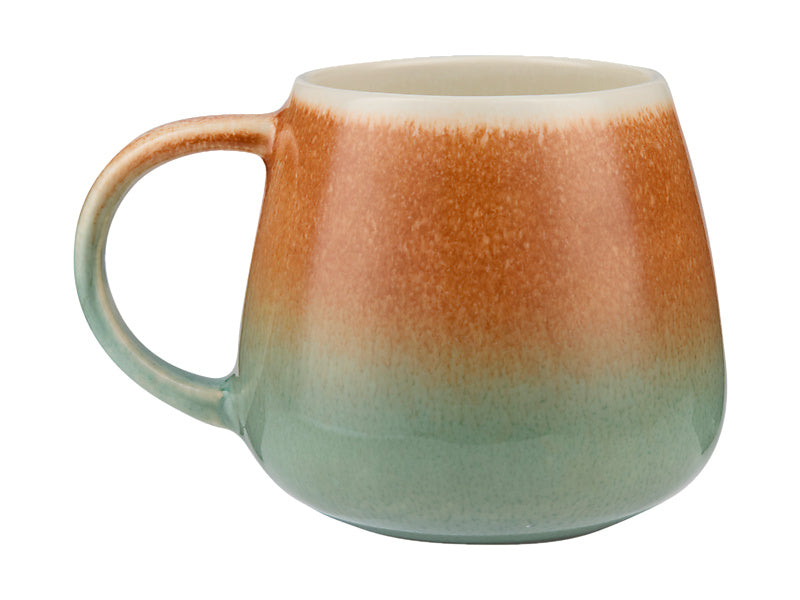 Maxwell & Williams The Mug Club Aurora Snug Mug Caramel Green - angle view