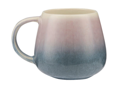 Maxwell & Williams Aurora Snug Mug Purple Blue 410ml angle view - reactive glaze mug club