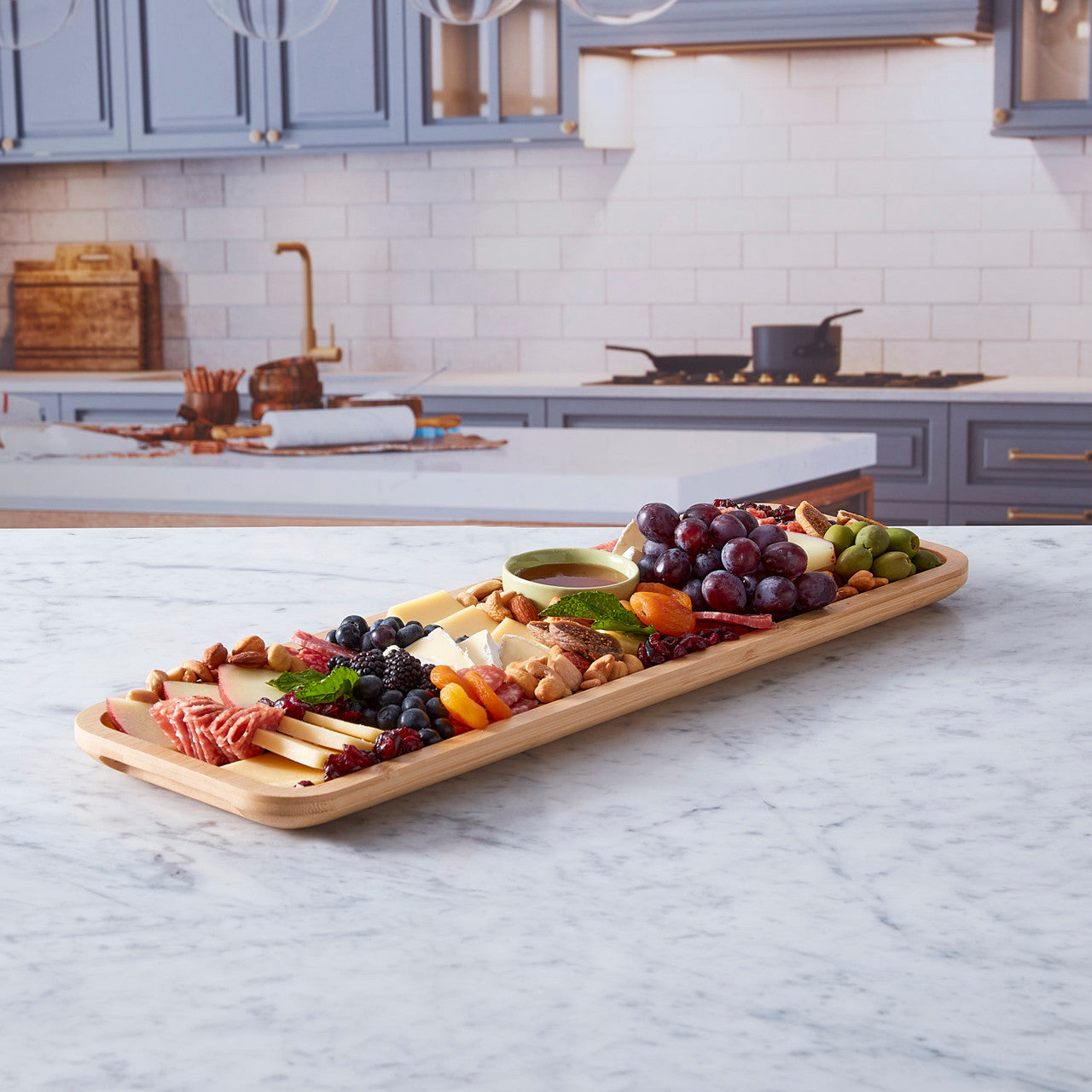 Farberware Build-A-Board Bamboo Charcuterie Platter - view 3