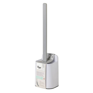 Vigar Essential Wall Mounted Toilet Brush Set White in use