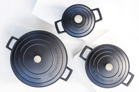 Mastercraft Cast Aluminium Casserole 1.4L 16cm Black - view 6