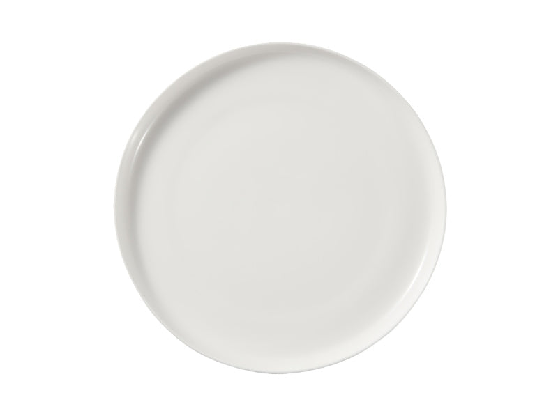 Maxwell & Williams White Basics High Rim Plate 26.5cm - porcelain dinner plate