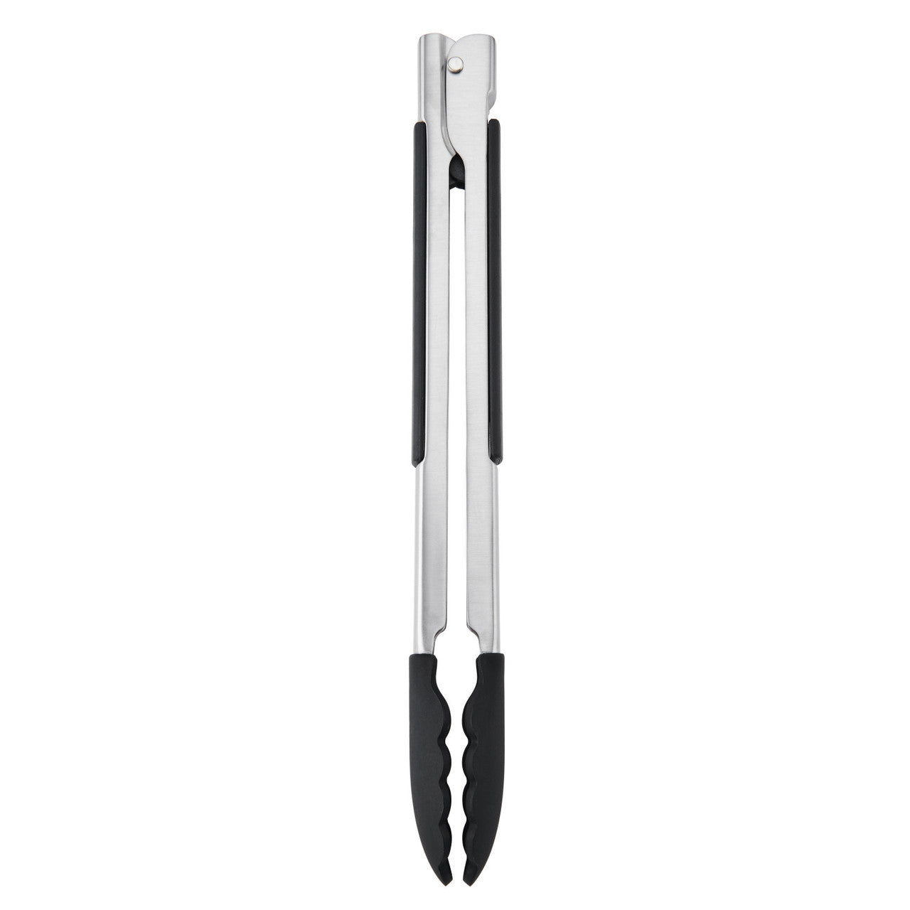 KitchenAid Silicone Tip Side Locking Tongs 30cm - stainless steel with side-lock handle