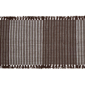 Albi Amalfi Cai Table Runner 35x140cm Brown - textured table linen